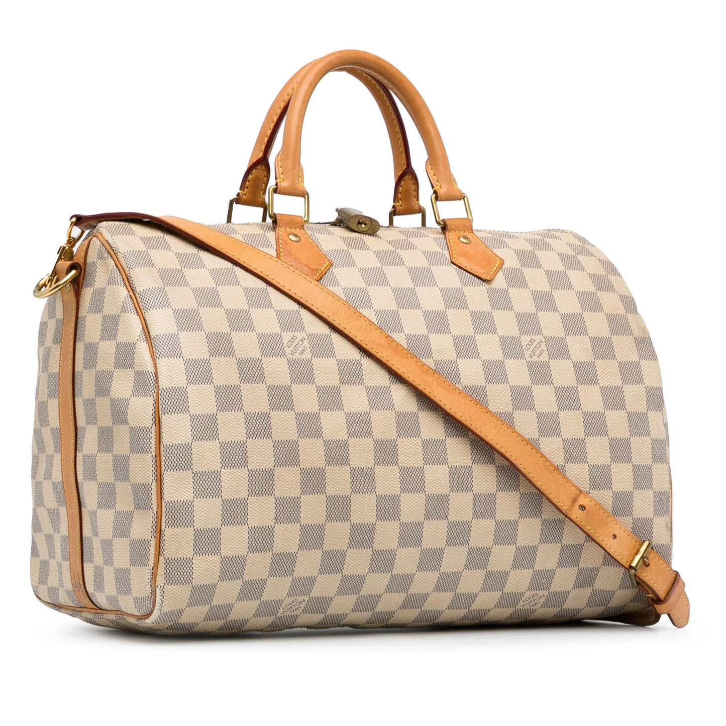 Louis Vuitton Damier Azur Speedy Bandouliere 35 (SHG-Zy55wa)