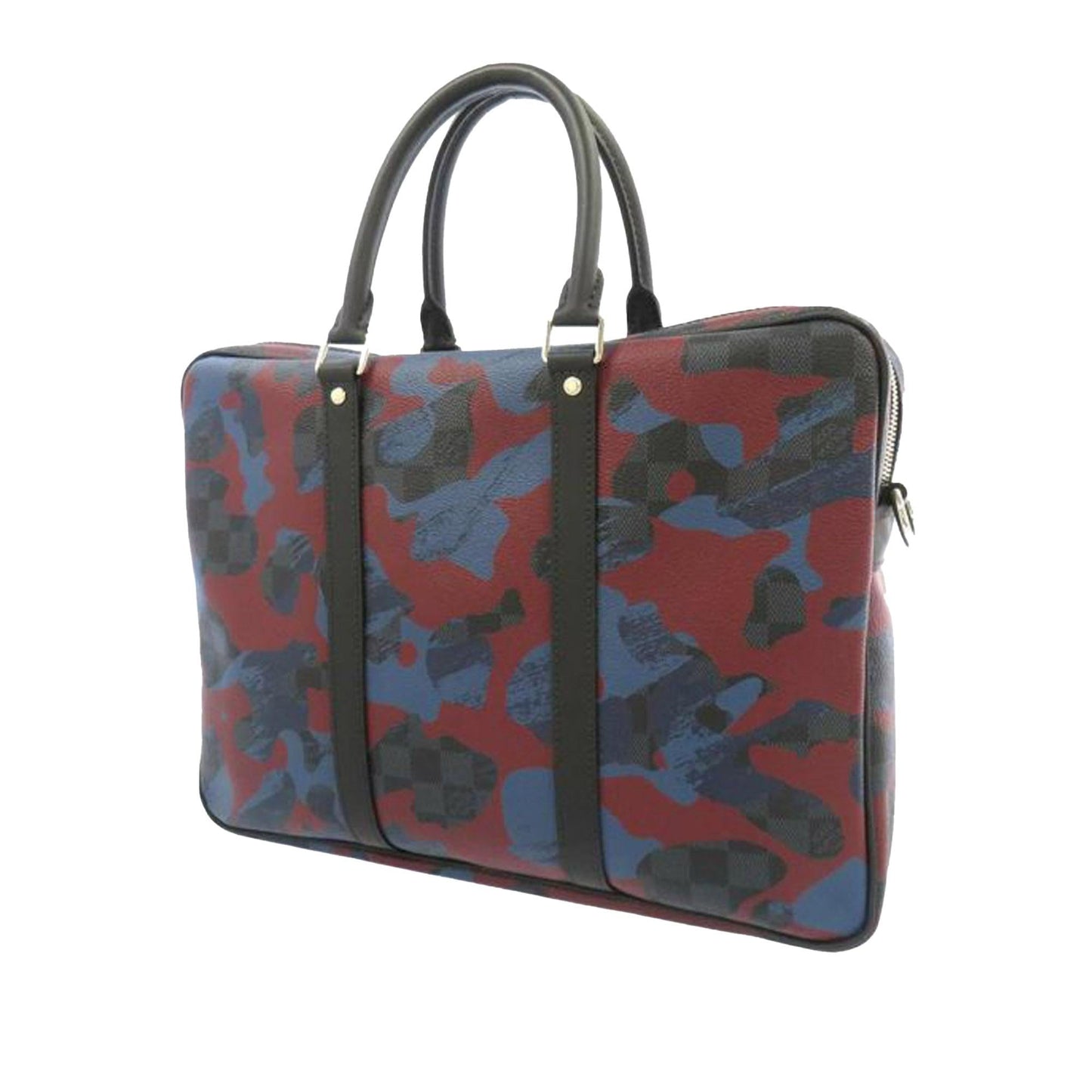 Louis Vuitton Damier Cobalt Camouflage Porte-Documents Voyage PM (SHG-a1O5WX)