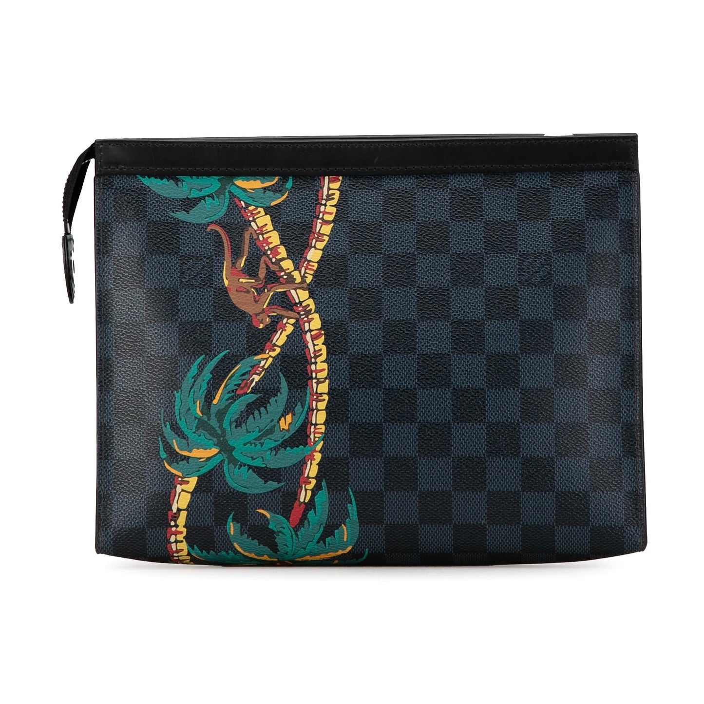 Louis Vuitton Damier Cobalt Jungle Pochette Voyage MM (SHG-75aBYS)