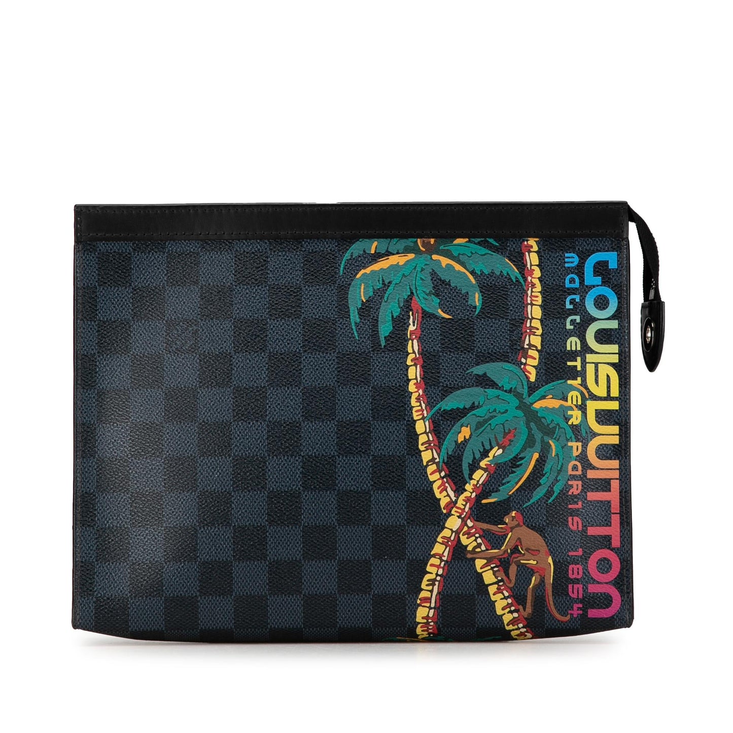 Louis Vuitton Damier Cobalt Jungle Pochette Voyage MM (SHG-75aBYS)