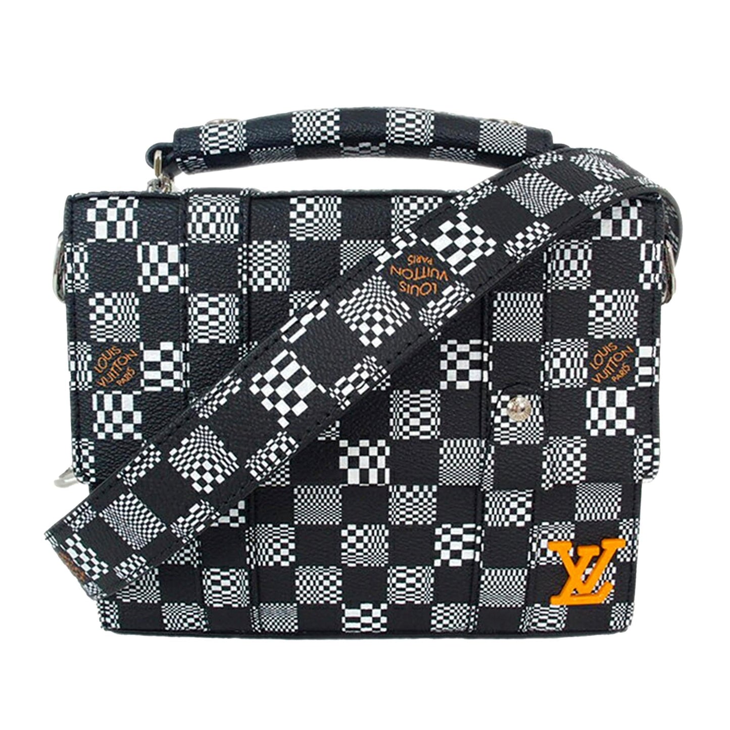 Louis Vuitton Damier Distorted Flap Soft Trunk (SHG-SdLgng)