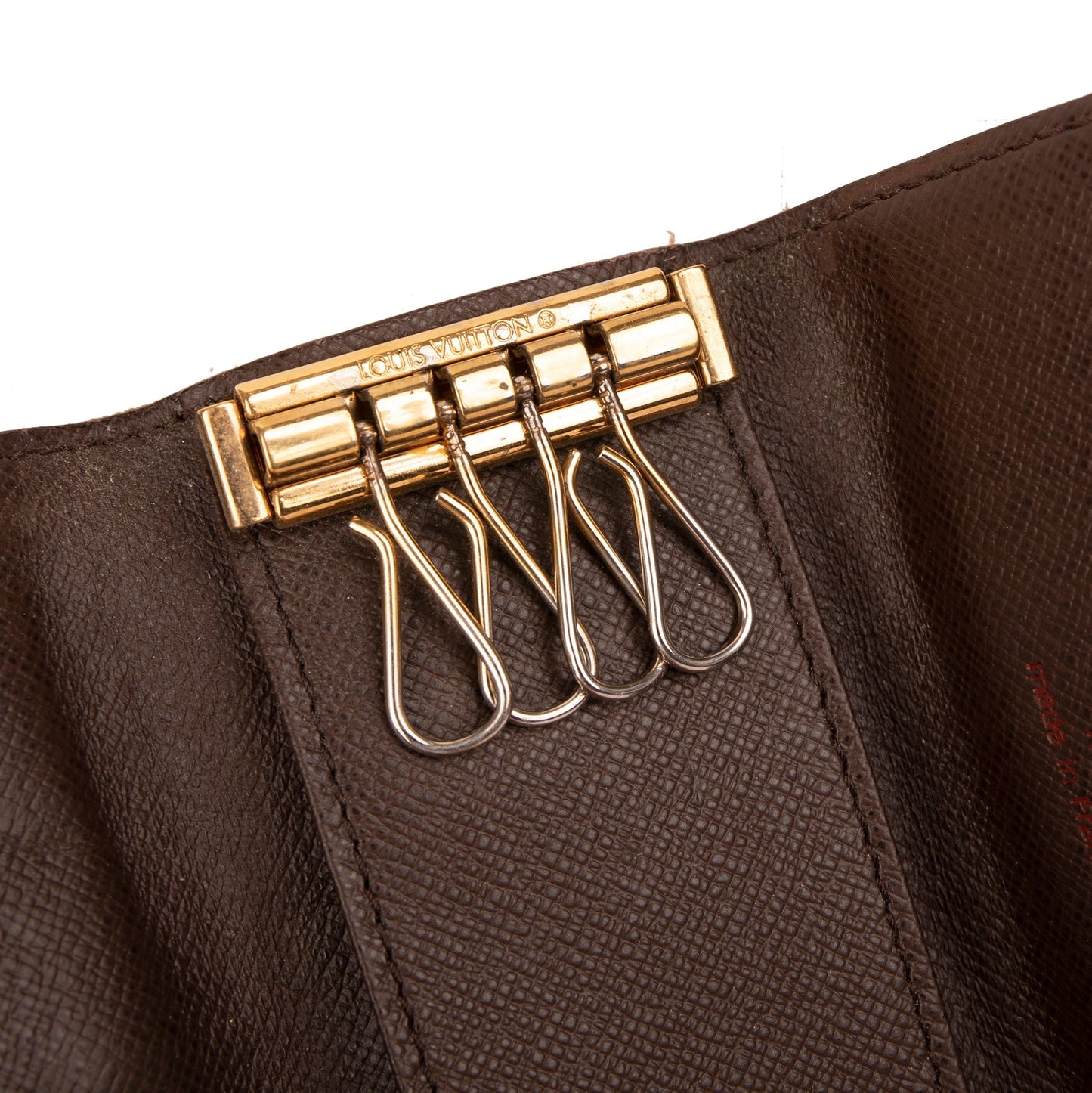 Louis Vuitton Damier Ebene 4 Key Holder