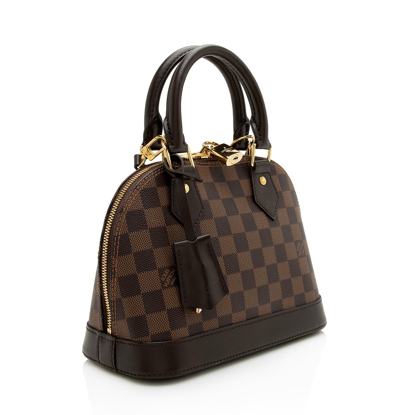 Louis Vuitton Damier Ebene Alma BB Satchel (SHF-22932)
