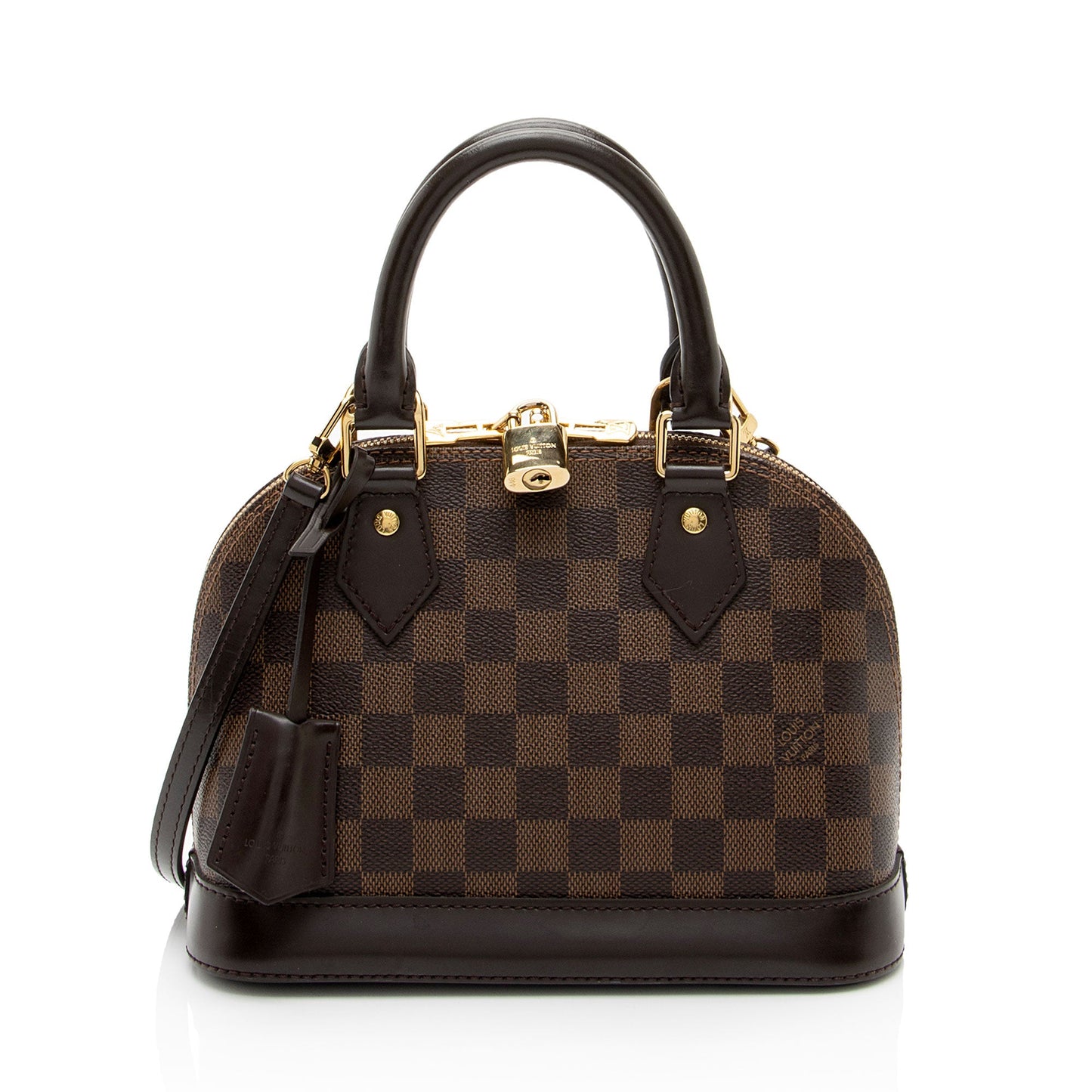 Louis Vuitton Damier Ebene Alma BB Satchel (SHF-DBkyHO)