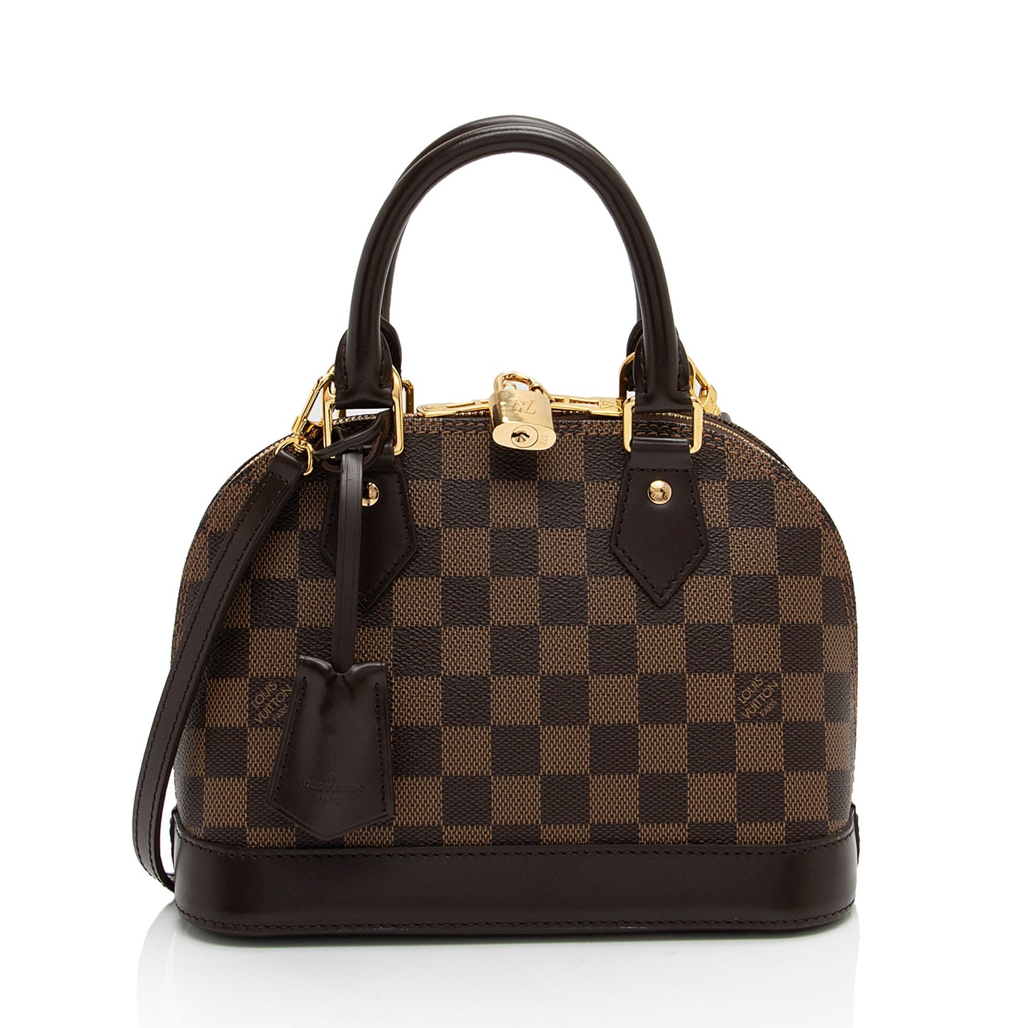 Louis Vuitton Damier Ebene Alma BB Satchel (SHF-DbzGC2)