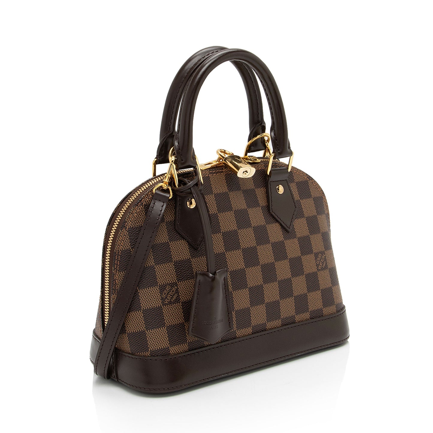 Louis Vuitton Damier Ebene Alma BB Satchel (SHF-DbzGC2)