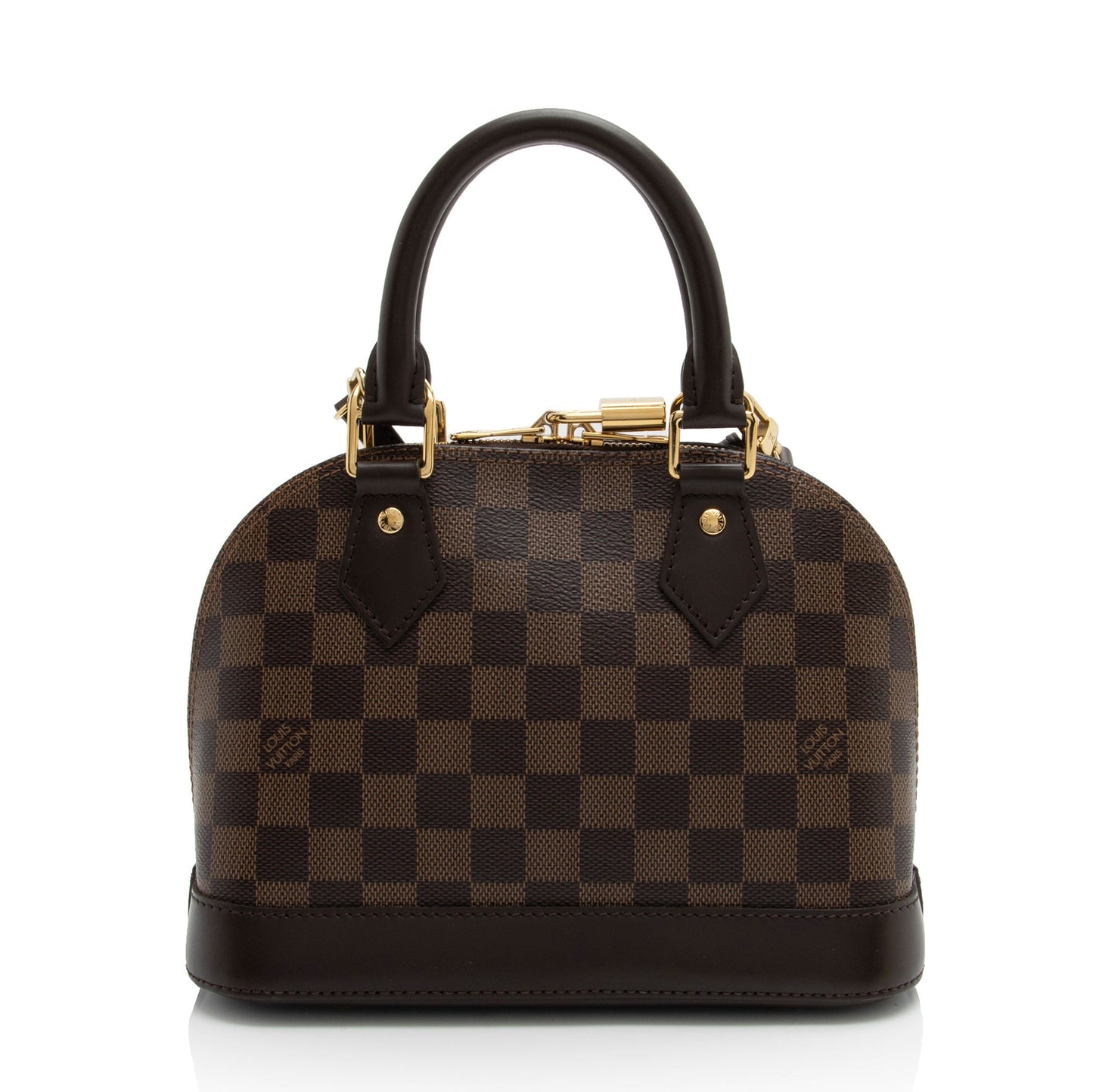 Louis Vuitton Damier Ebene Alma BB Satchel (SHF-AXOqAi)