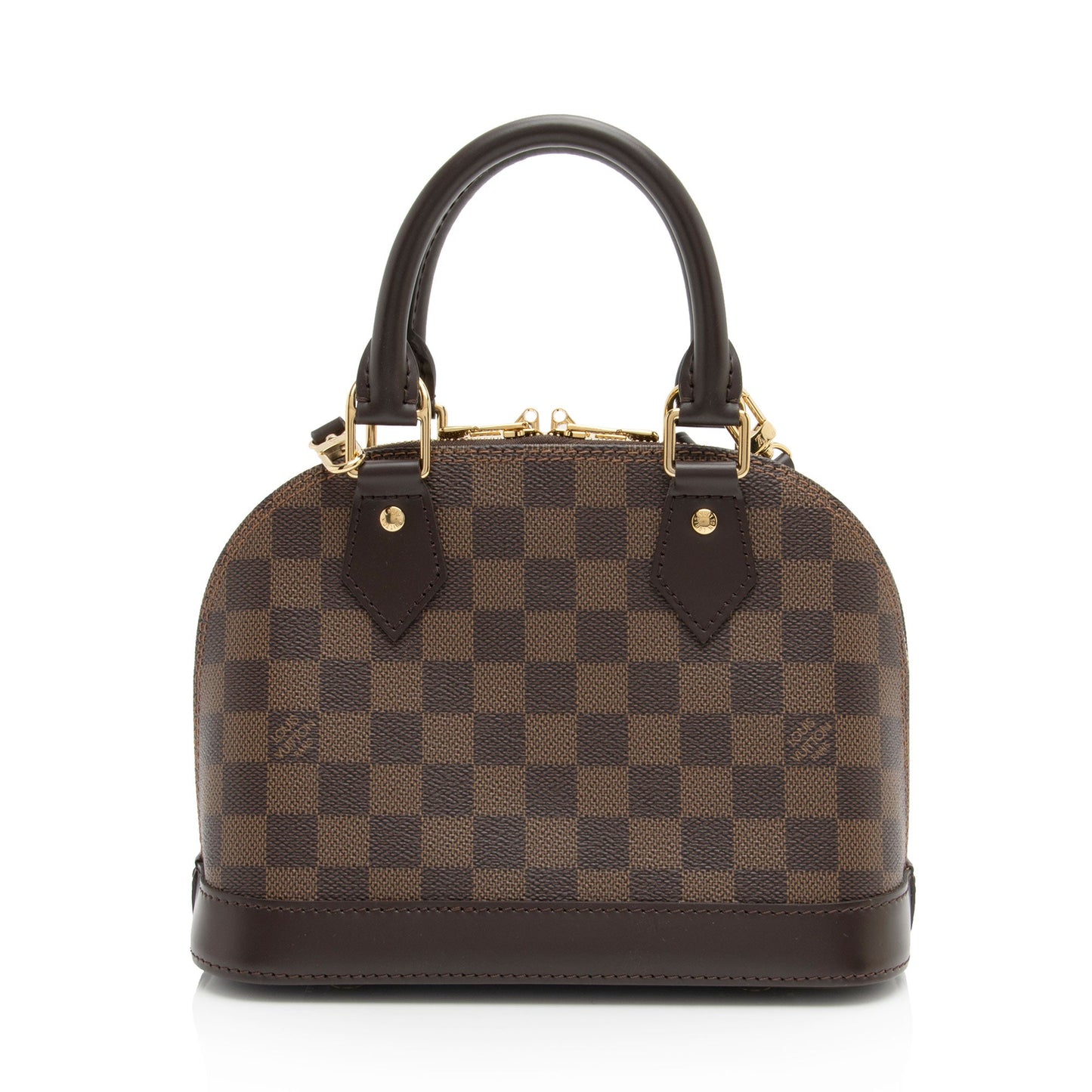 Louis Vuitton Damier Ebene Alma BB Satchel (SHF-ruhRxg)