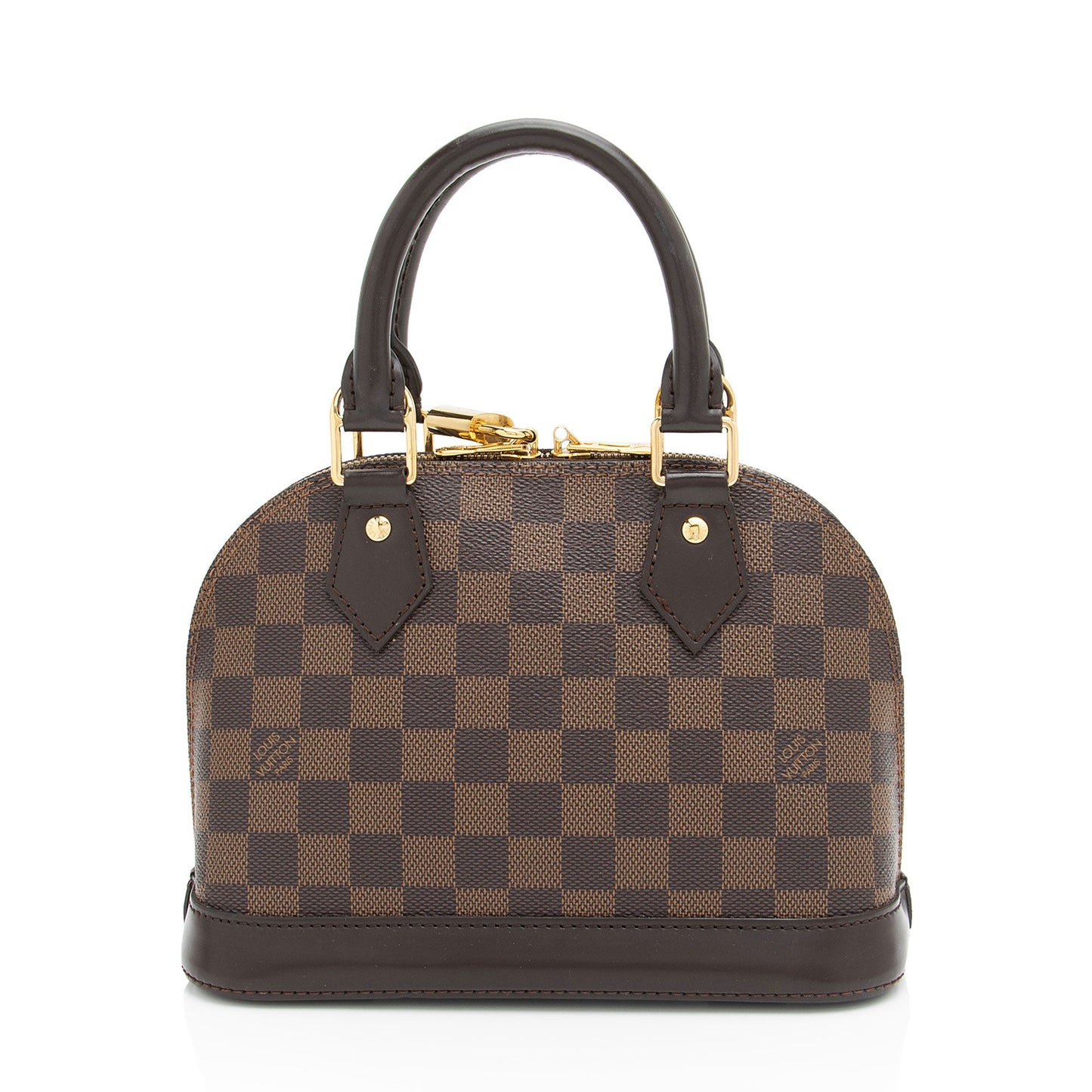 Louis Vuitton Damier Ebene Alma BB Satchel (SHF-MwRhdi)