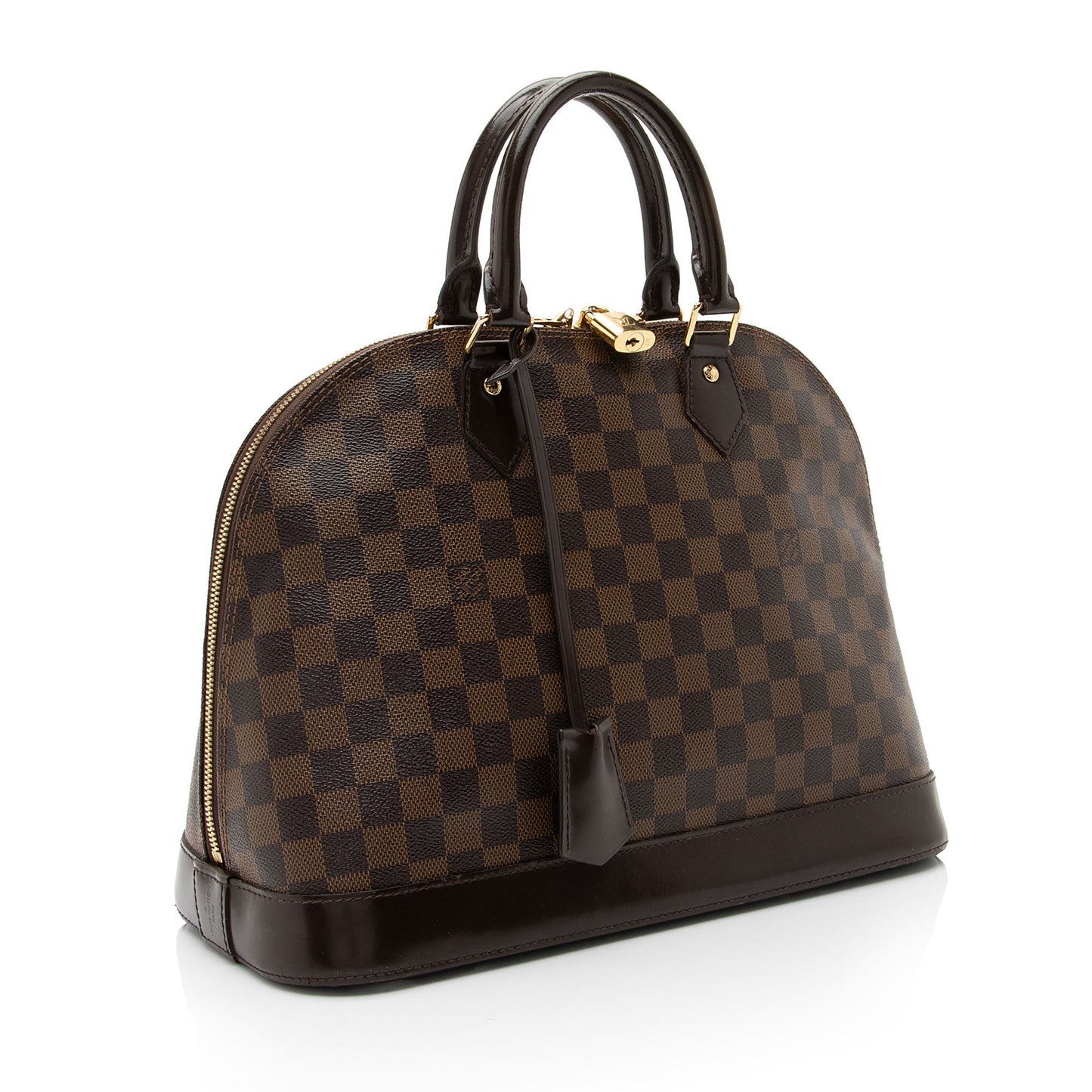 Louis Vuitton Damier Ebene Alma MM Satchel (SHF-x7hOgn)