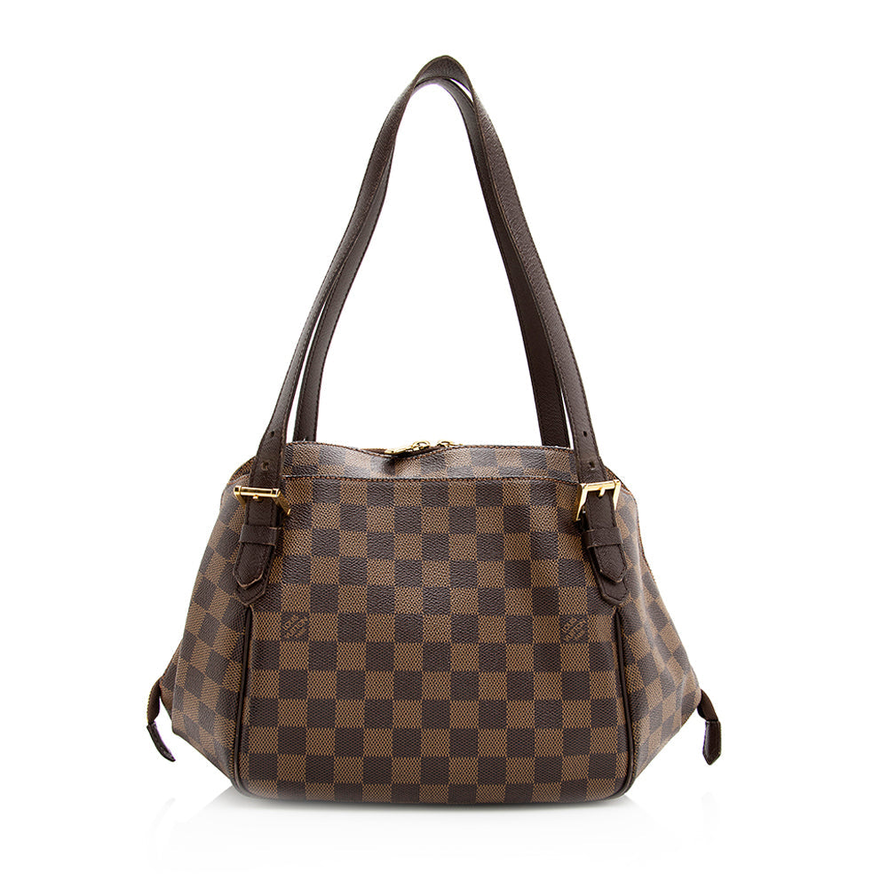 Louis Vuitton Damier Ebene Belem MM Shoulder Bag (SHF-20154)