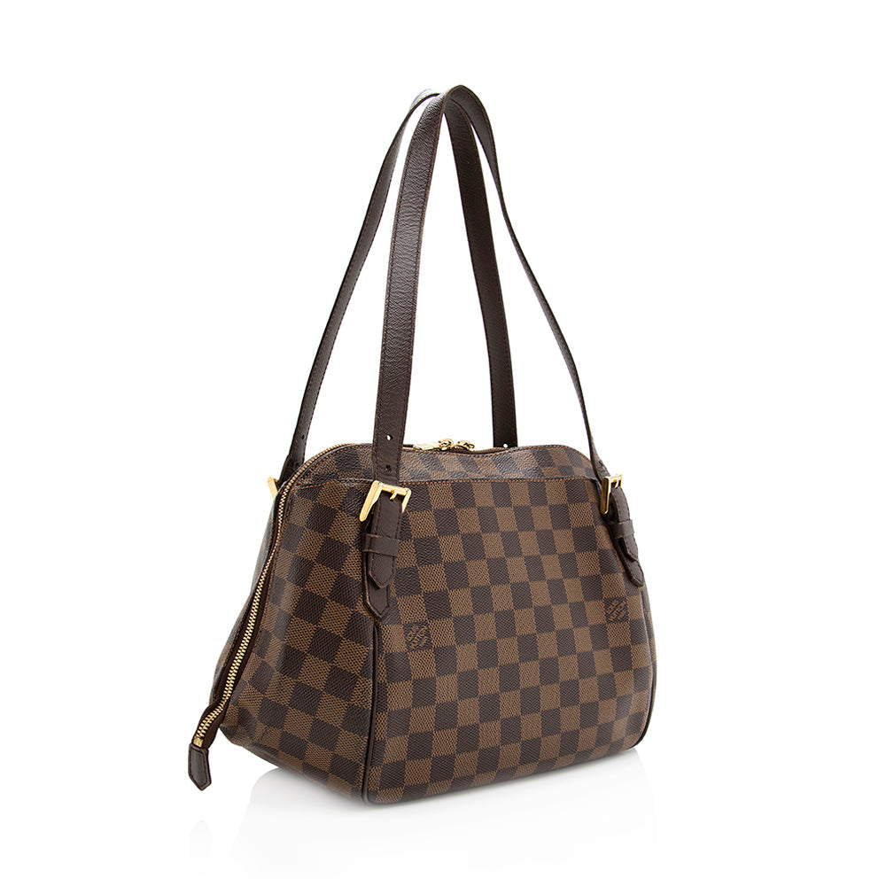 Louis Vuitton Damier Ebene Belem MM Shoulder Bag (SHF-20154)