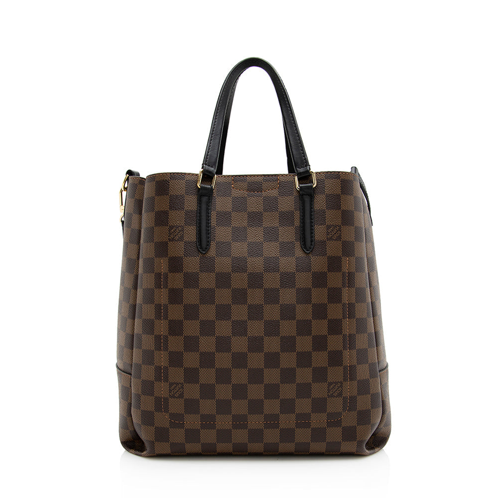 Louis Vuitton Damier Ebene Belmont MM Tote (SHF-19998)