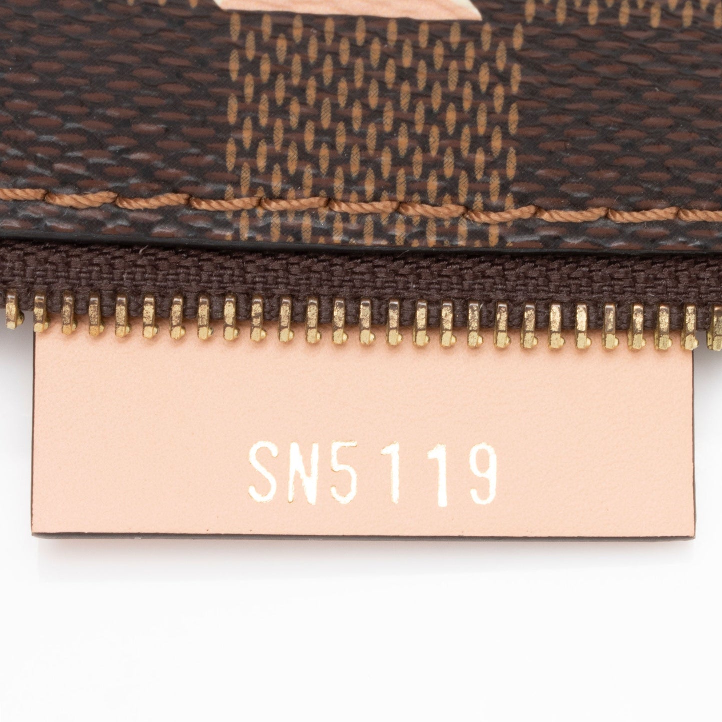 Louis Vuitton Damier Ebene Belmont PM Pochette (SHF-f1Rdoi)