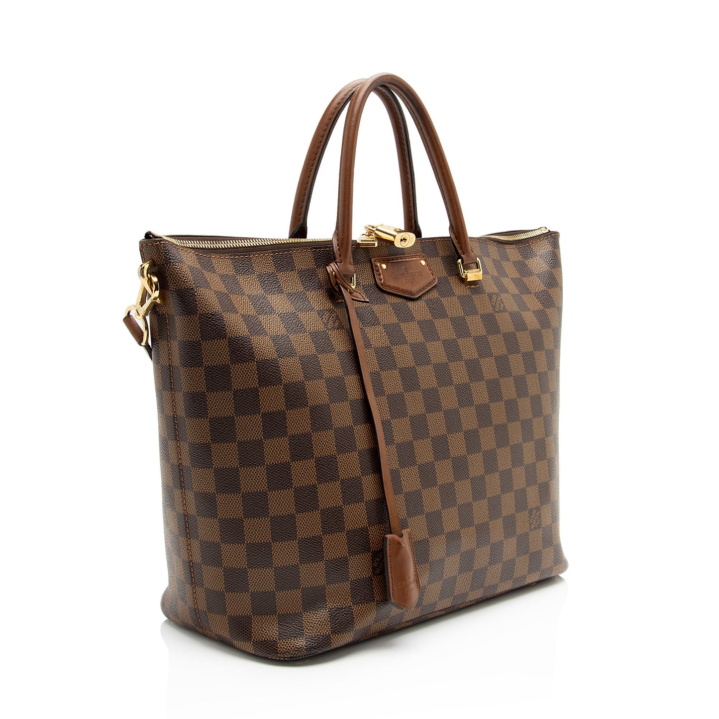 Louis Vuitton Damier Ebene Belmont Tote (SHF-e1PDWV)