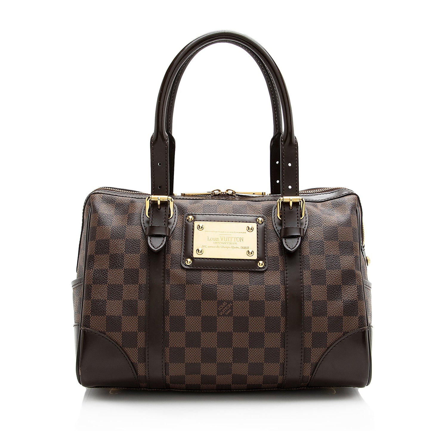 Louis Vuitton Damier Ebene Berkeley Satchel (SHF-22309)