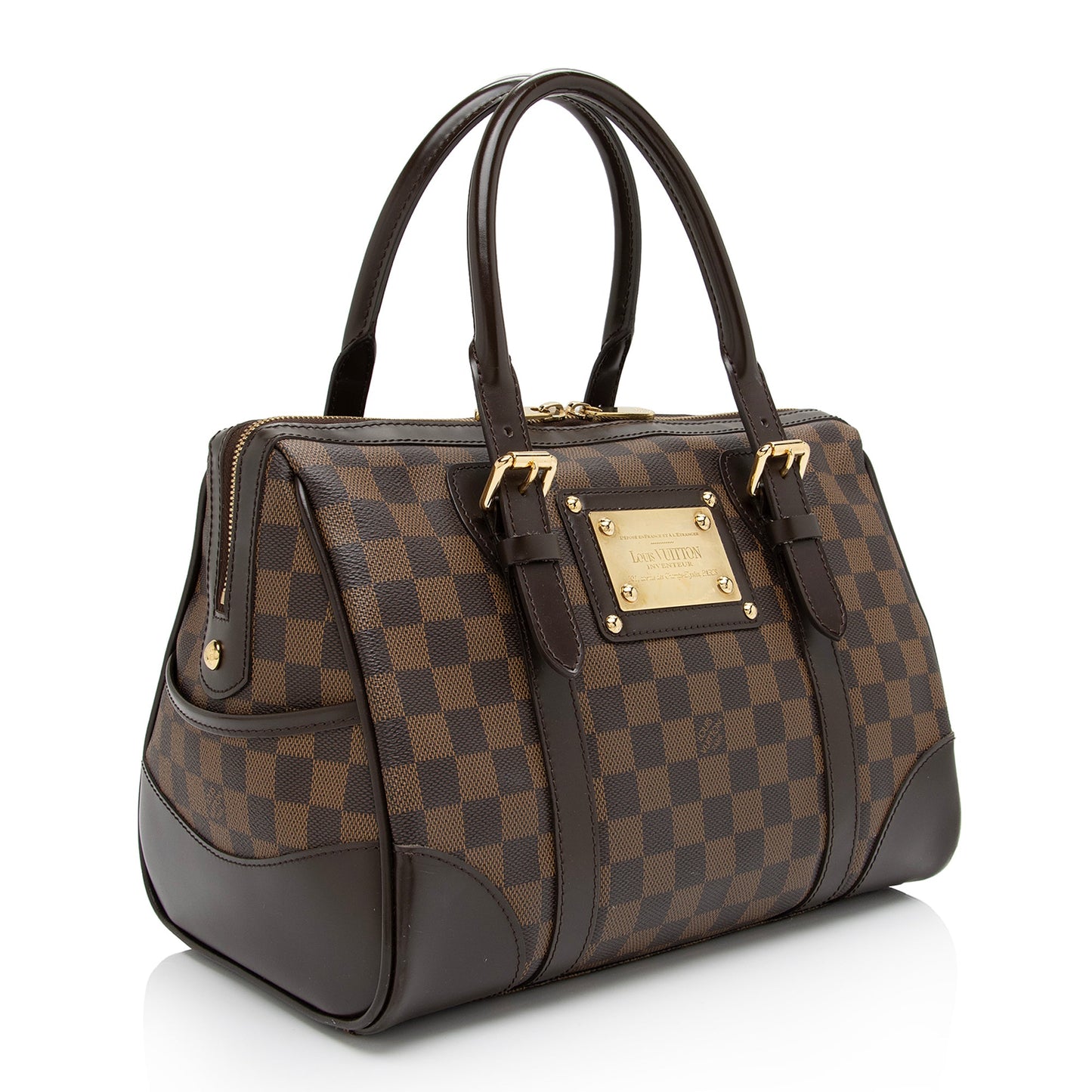 Louis Vuitton Damier Ebene Berkeley Satchel (SHF-6LUUJR)