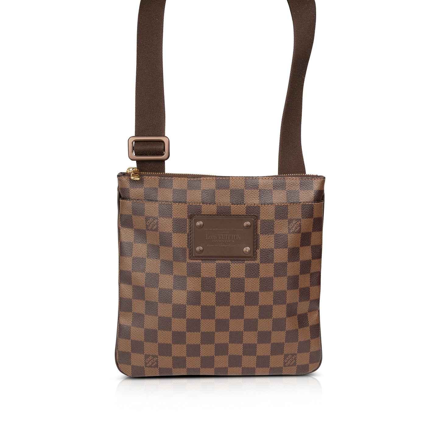 Louis Vuitton Damier Ebene Brooklyn Flat Pochette