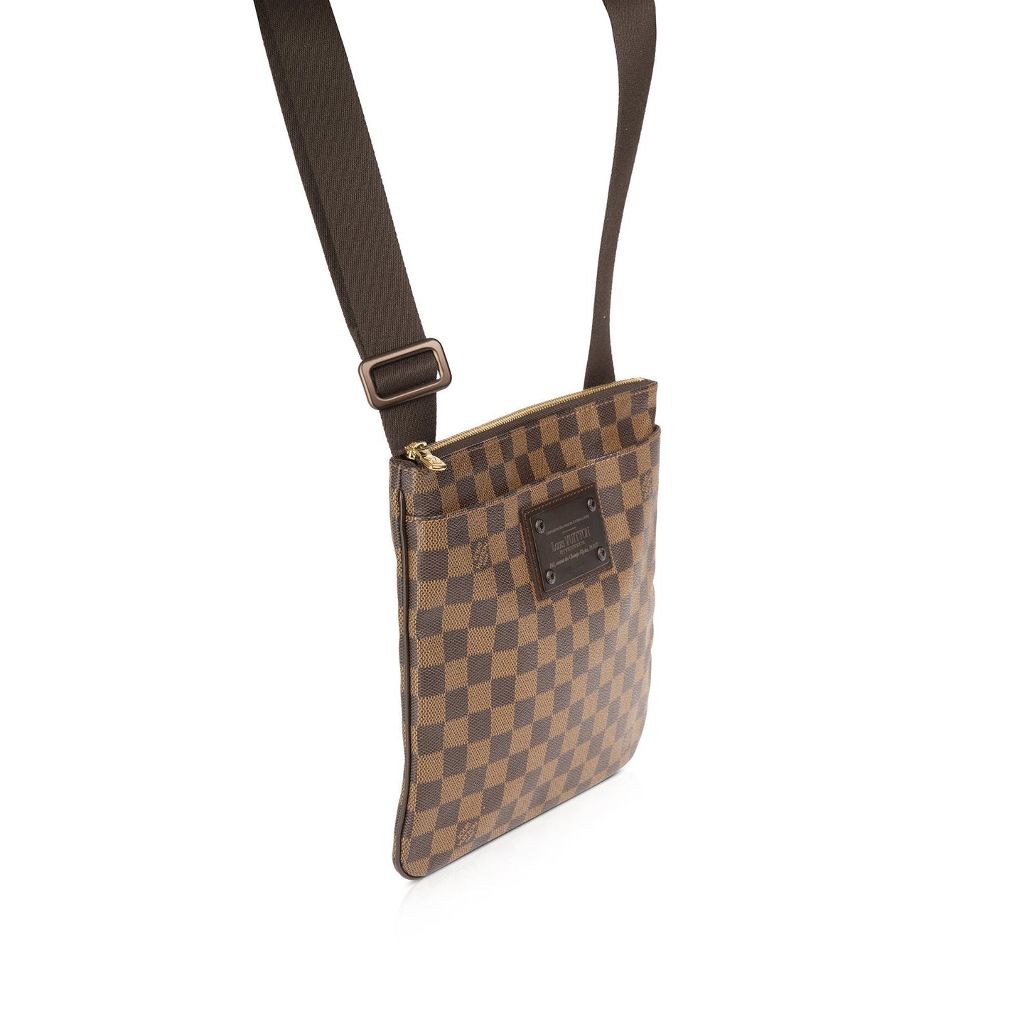 Louis Vuitton Damier Ebene Brooklyn Flat Pochette