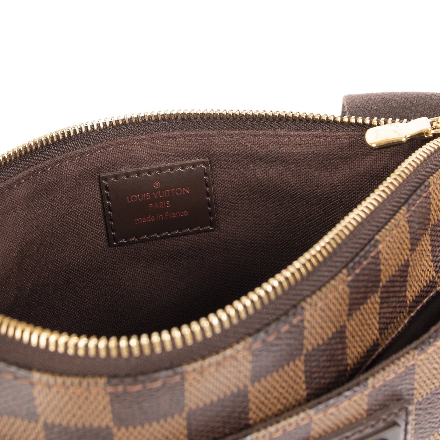 Louis Vuitton Damier Ebene Brooklyn Flat Pochette