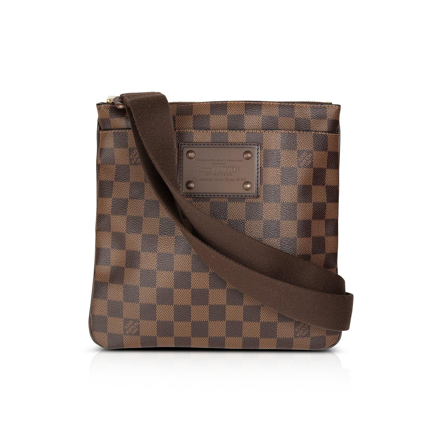 Louis Vuitton Damier Ebene Brooklyn Flat Pochette