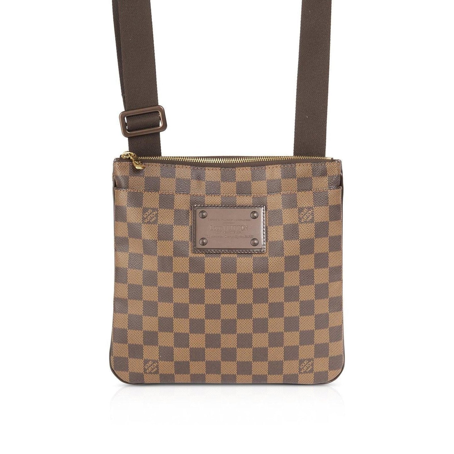 Louis Vuitton Damier Ebene Brooklyn Flat Pochette