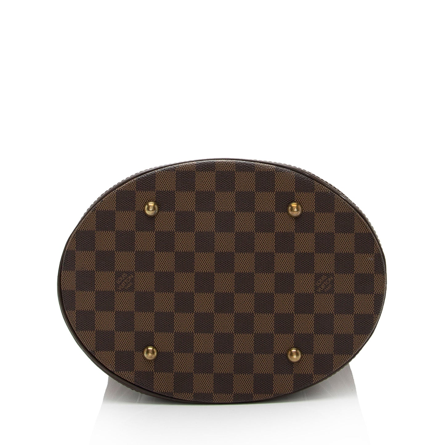 Louis Vuitton Damier Ebene Bucket GM Tote (SHF-k1ofZU)