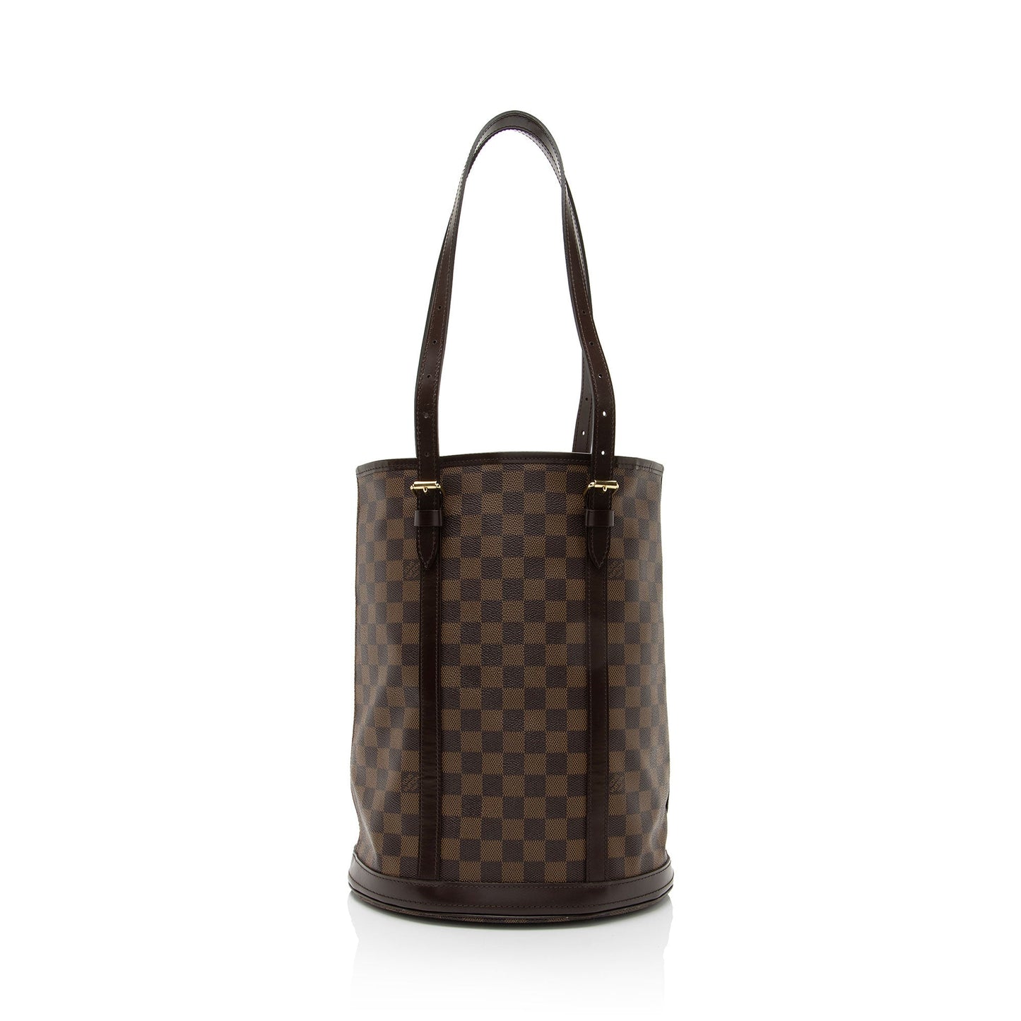 Louis Vuitton Damier Ebene Bucket GM Tote (SHF-k1ofZU)