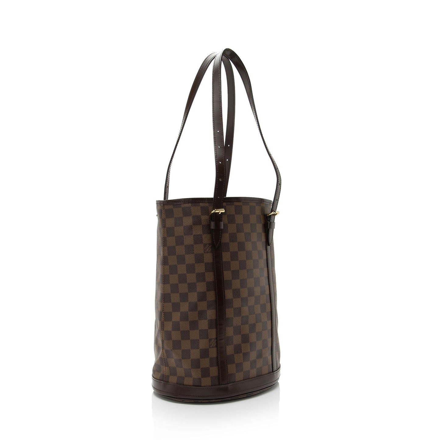 Louis Vuitton Damier Ebene Bucket GM Tote (SHF-k1ofZU)