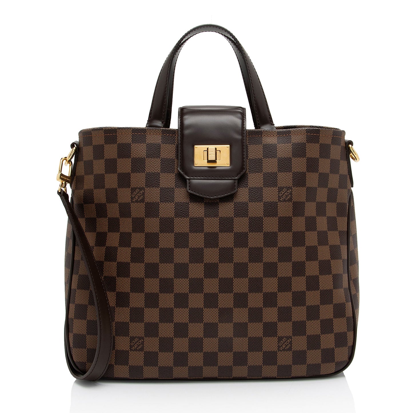 Louis Vuitton Damier Ebene Cabas Roseberry Satchel (SHF-A4MSXk)