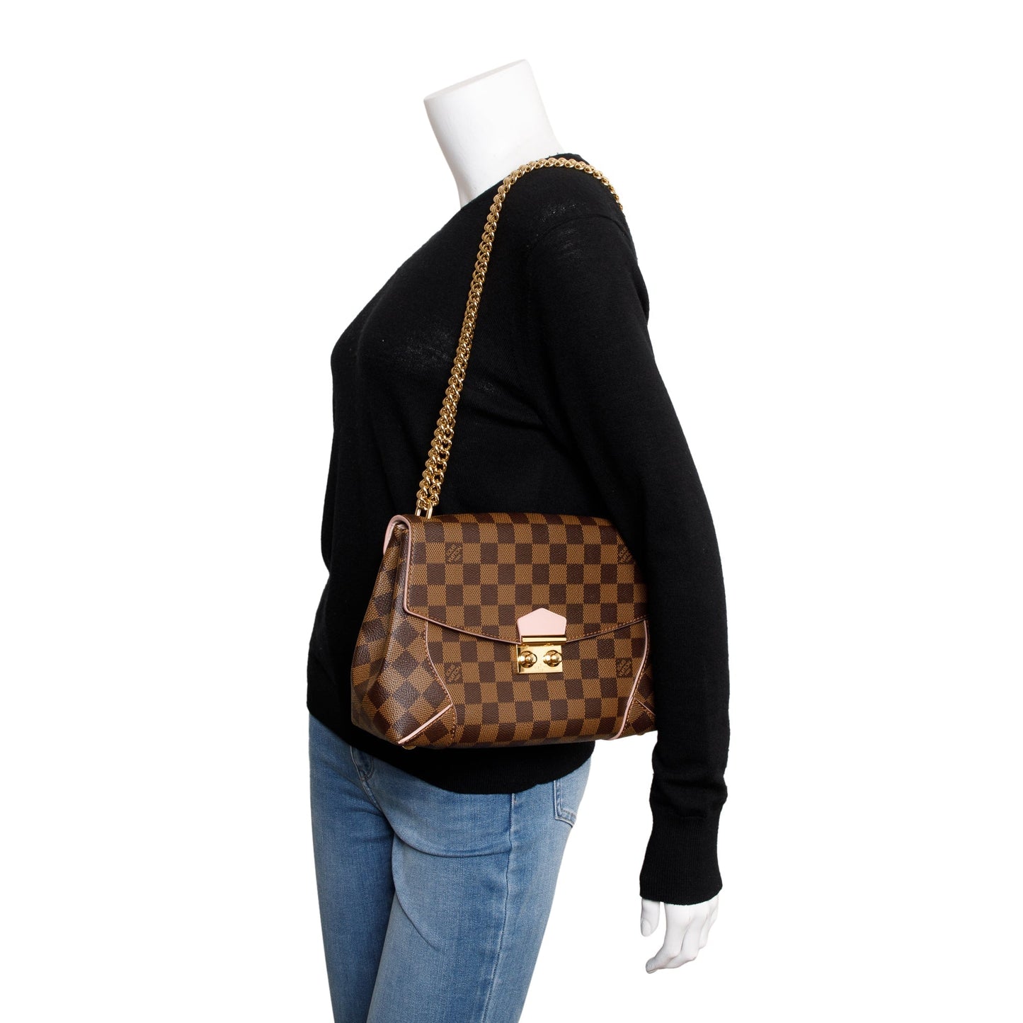 Louis Vuitton Damier Ebene Caissa Clutch