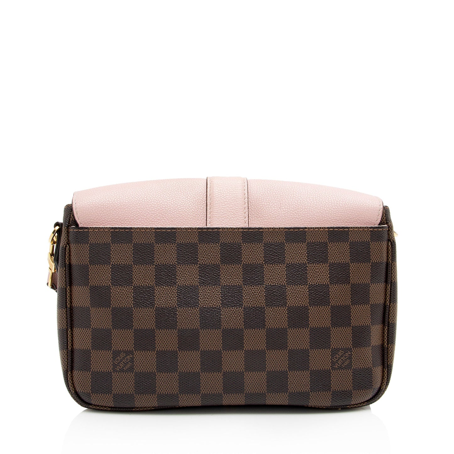 Louis Vuitton Damier Ebene Calfskin Clapton PM Shoulder Bag (SHF-XlUAPG)