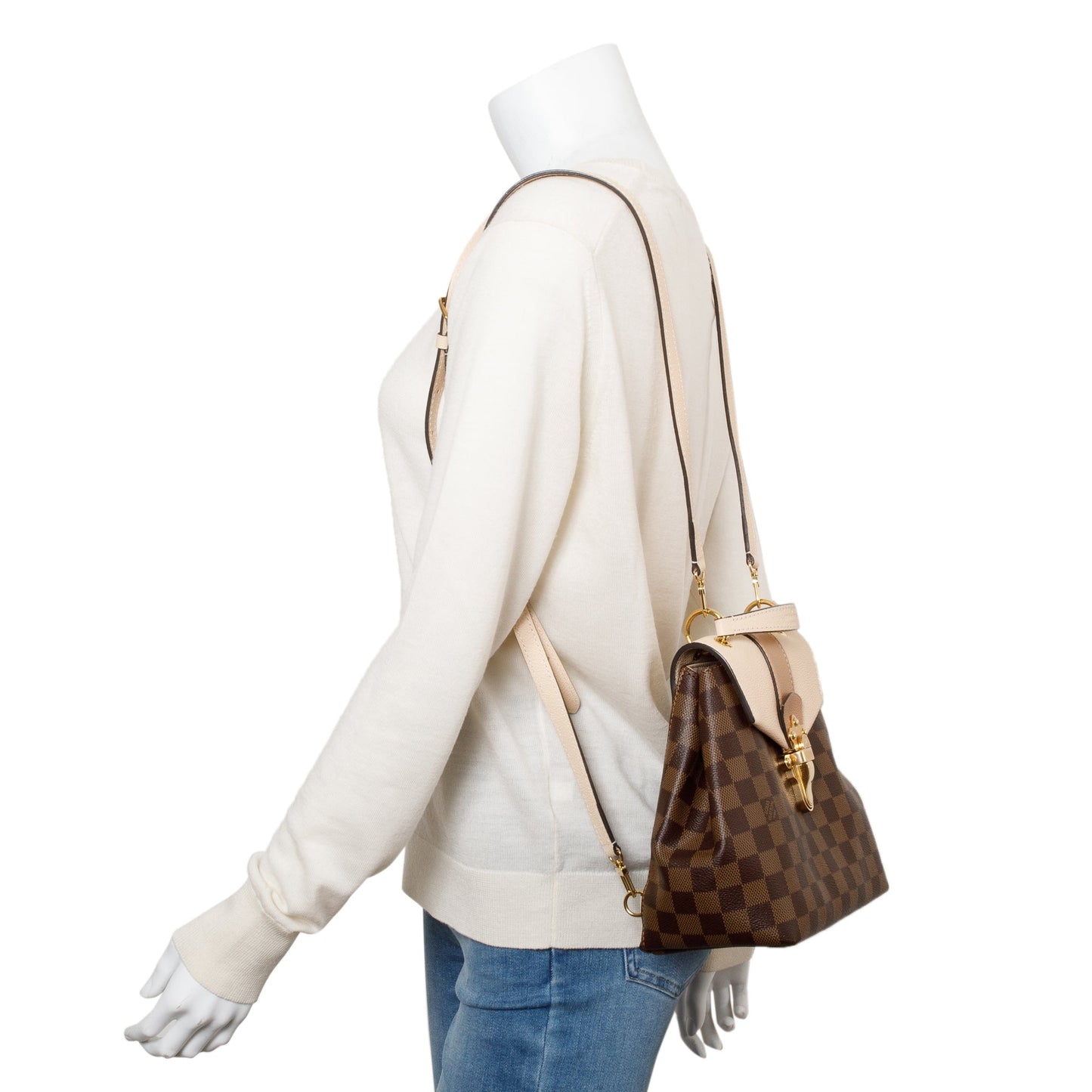Louis Vuitton Damier Ebene Clapton Convertible Backpack