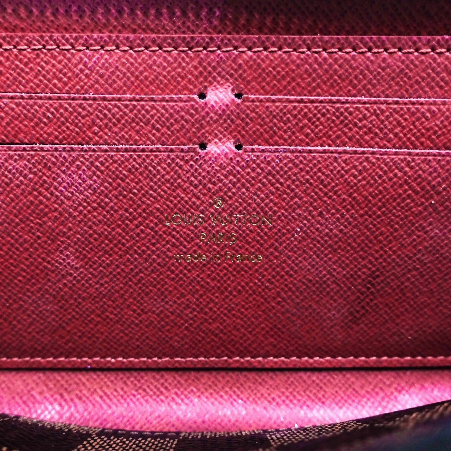 Louis Vuitton Damier Ebene Clemence Wallet