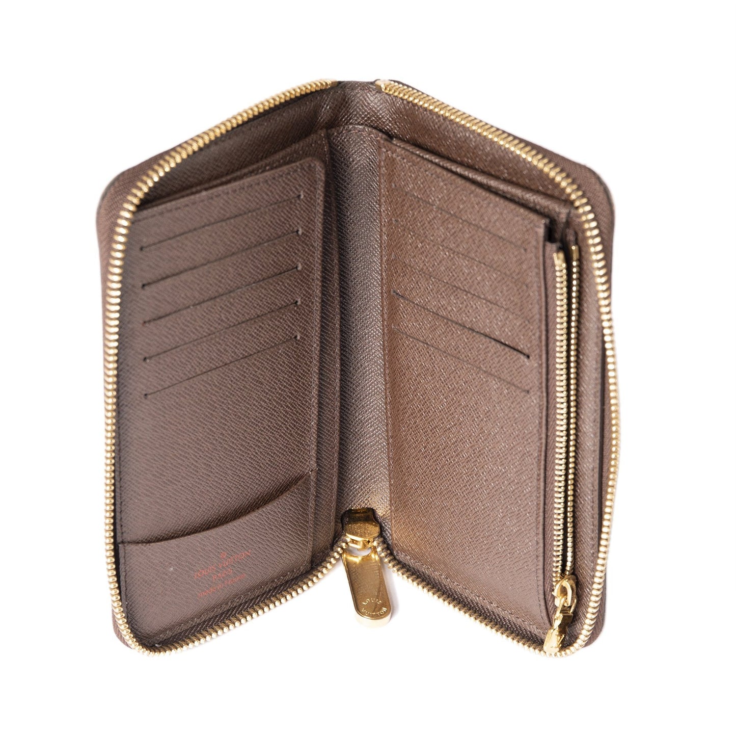 Louis Vuitton Damier Ebene Compact Zippy Wallet