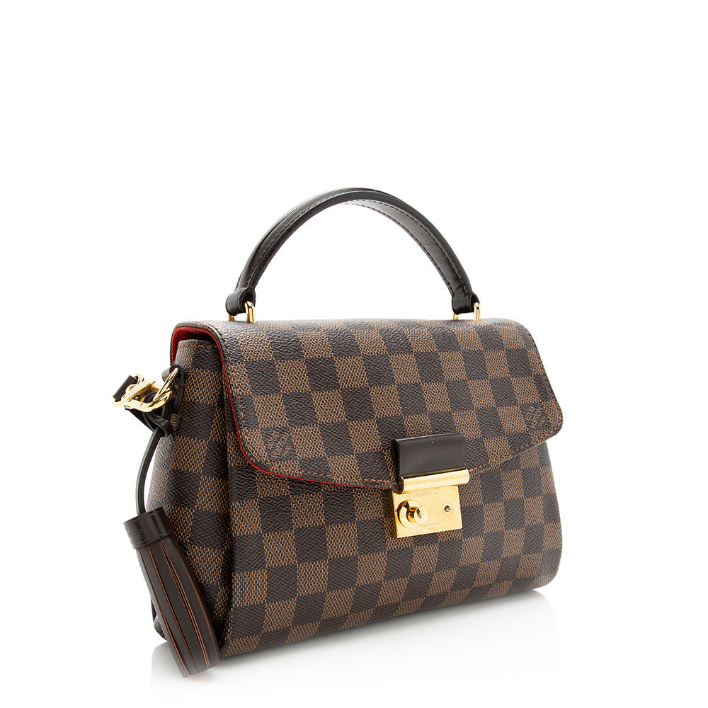 Louis Vuitton Damier Ebene Croisette Shoulder Bag - FINAL SALE (SHF-20575)