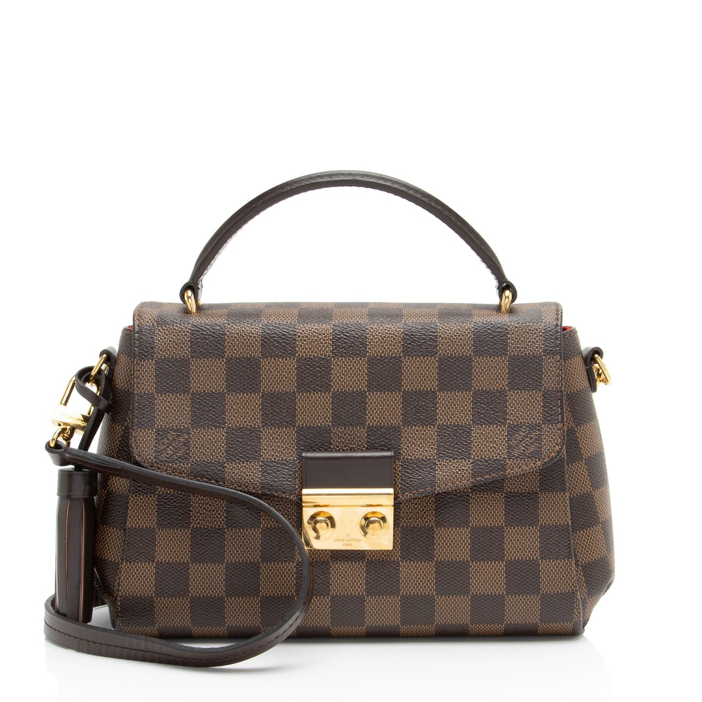 Louis Vuitton Damier Ebene Croisette Shoulder Bag