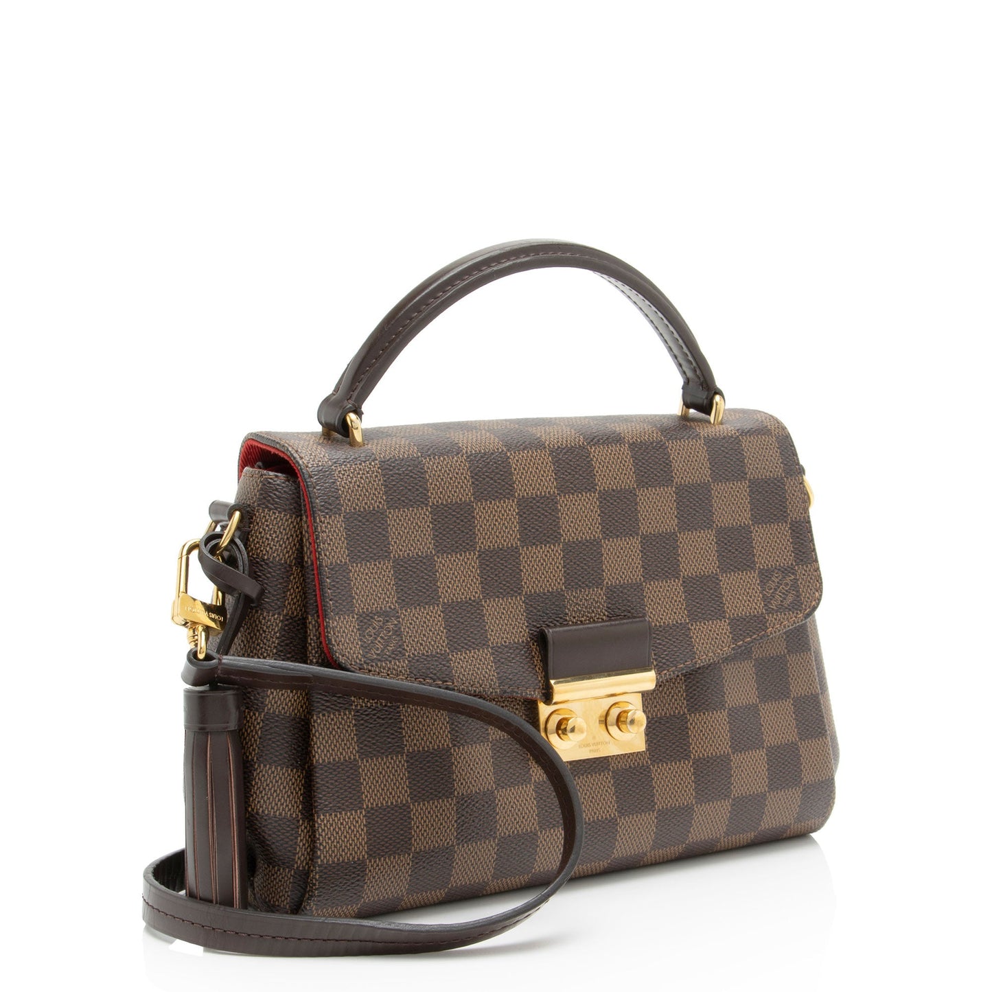 Louis Vuitton Damier Ebene Croisette Shoulder Bag