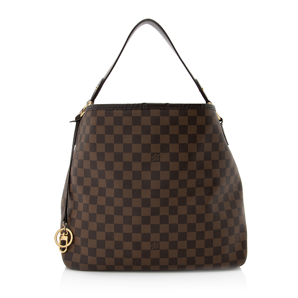 Louis Vuitton Damier Ebene Delightful PM Shoulder Bag (SHF-20483)