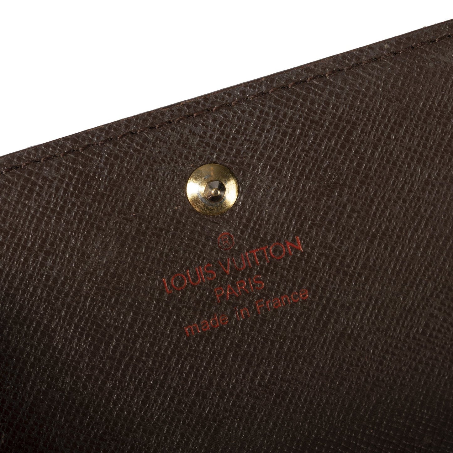 Louis Vuitton Damier Ebene Elise Wallet