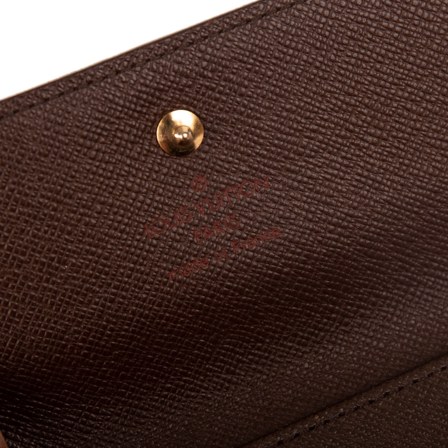 Louis Vuitton Damier Ebene Elise Wallet