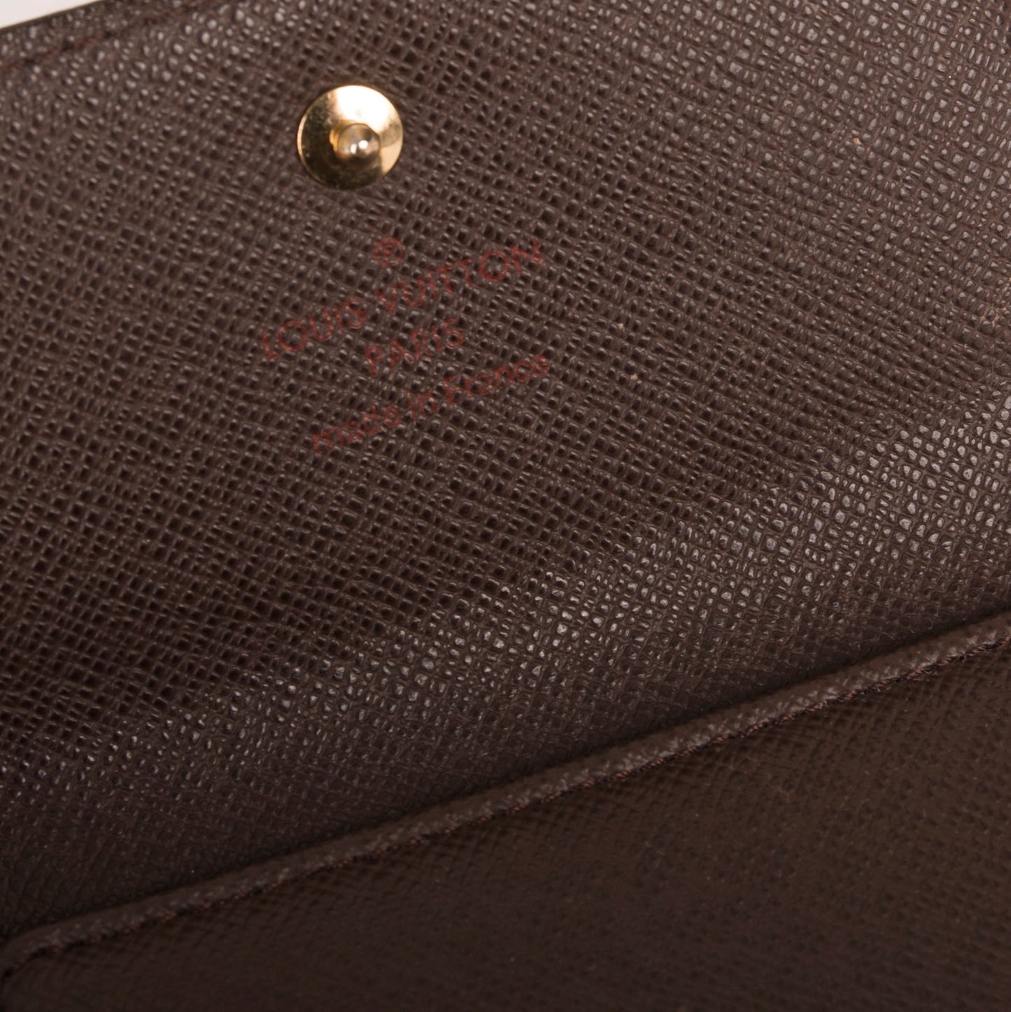 Louis Vuitton Damier Ebene Elise Wallet