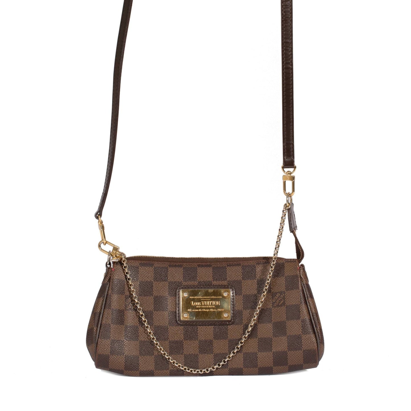 Louis Vuitton Damier Ebene Eva Clutch