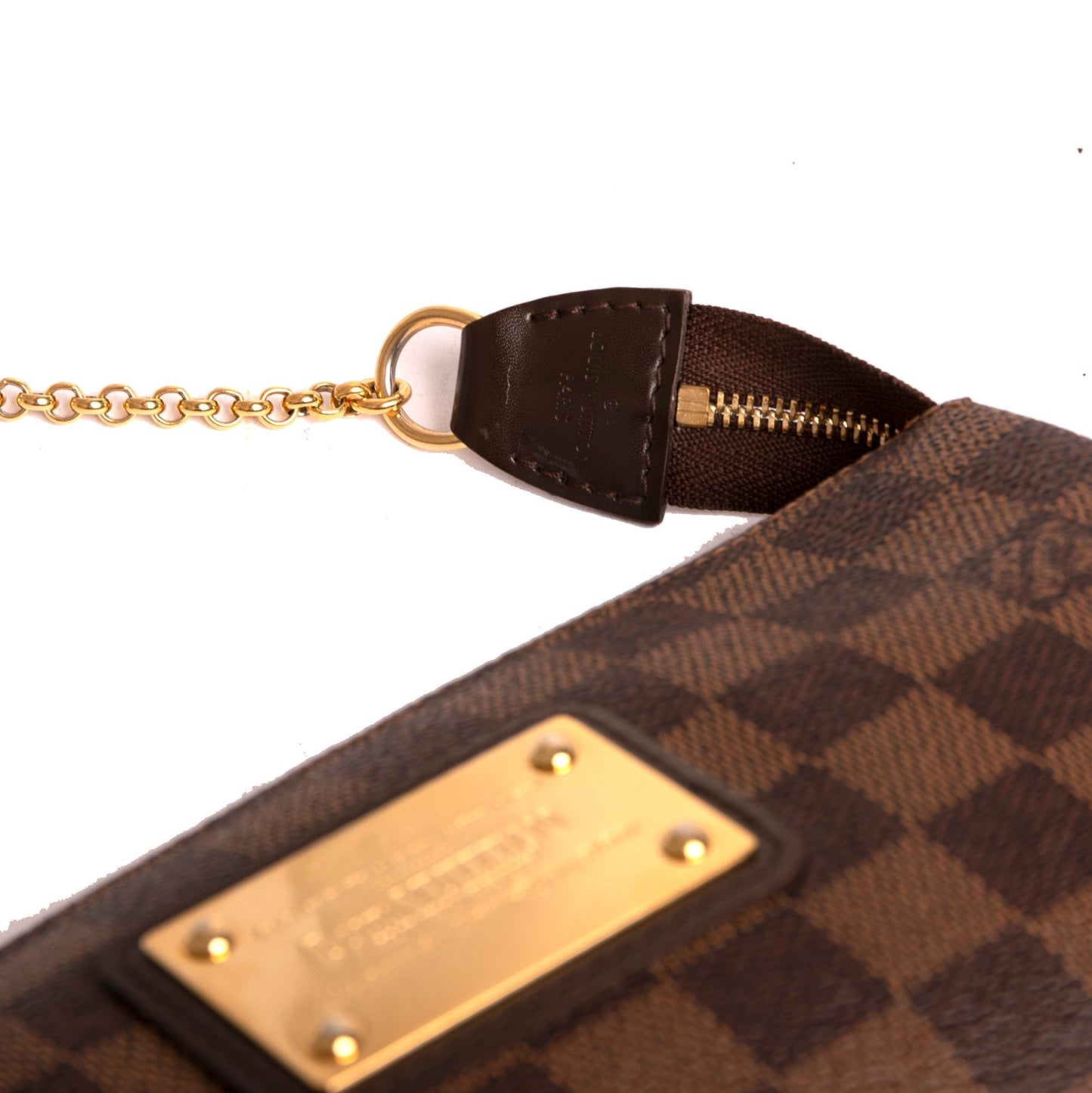 Louis Vuitton Damier Ebene Eva Clutch