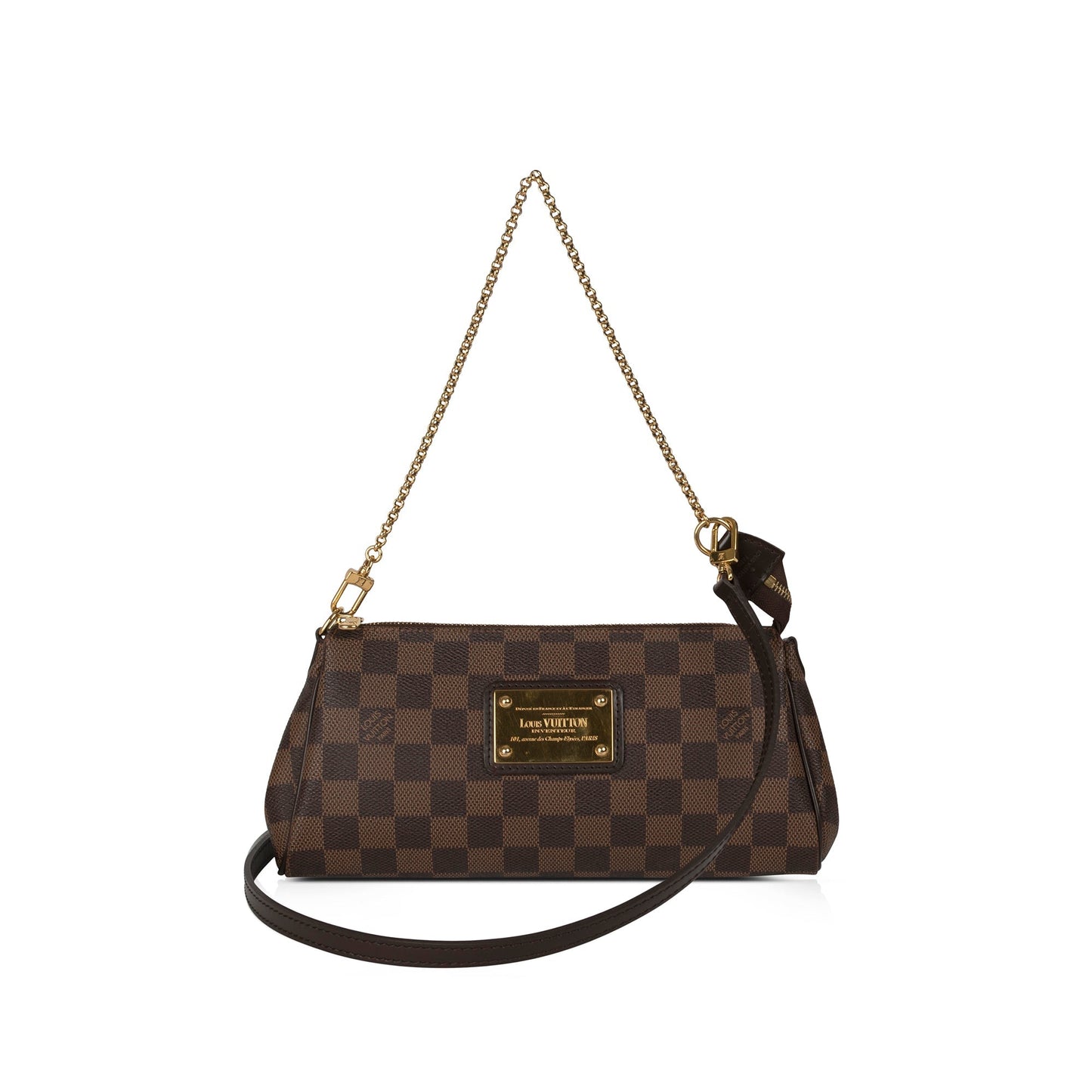 Louis Vuitton Damier Ebene Eva Clutch