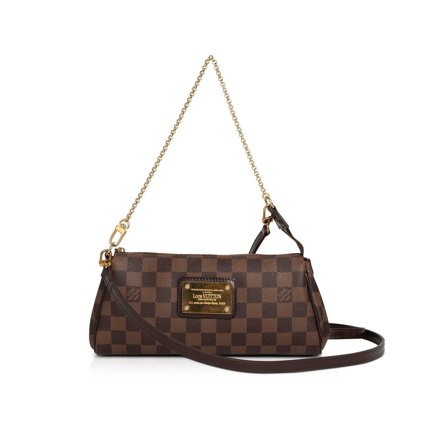 Louis Vuitton Damier Ebene Eva Clutch