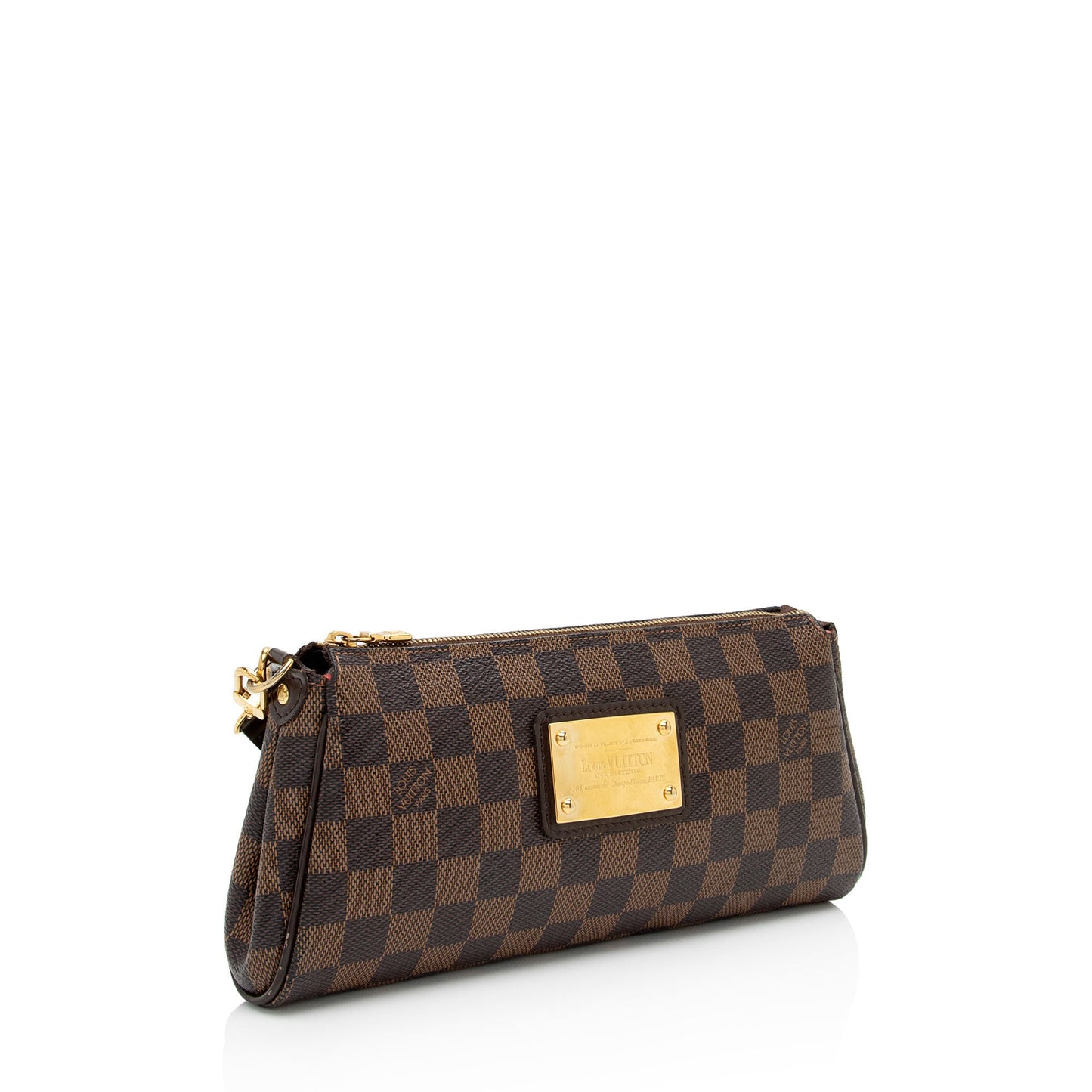 Louis Vuitton Damier Ebene Eva Clutch (SHF-qSPZyJ)