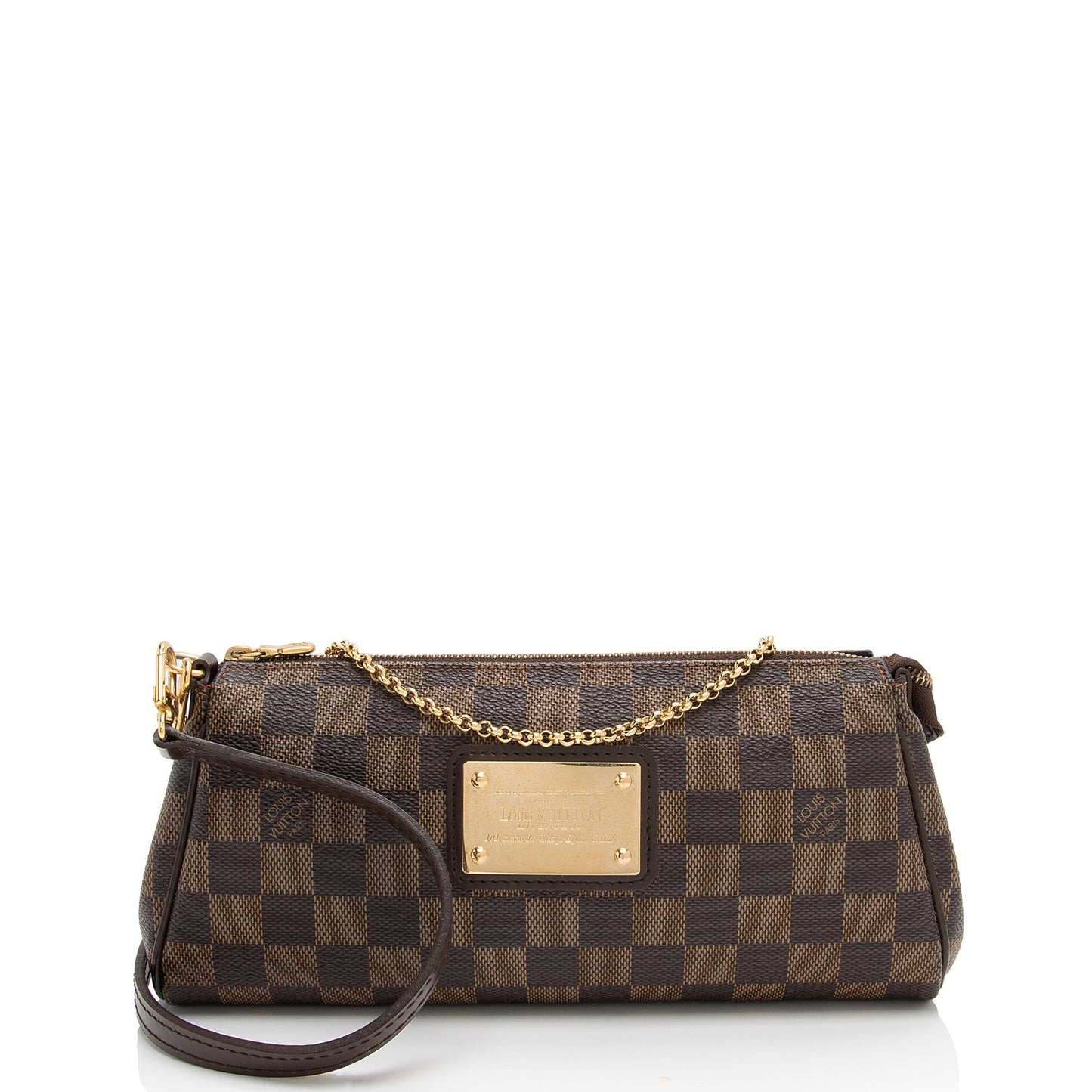Louis Vuitton Damier Ebene Eva Clutch (SHF-rhasRf)