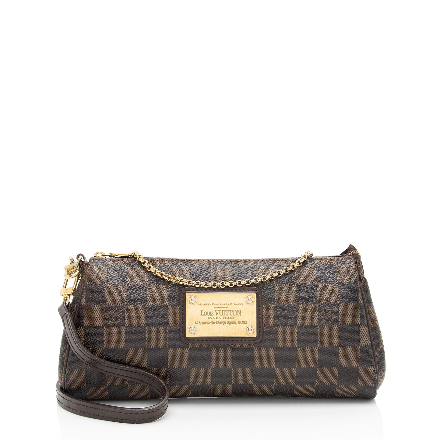 Louis Vuitton Damier Ebene Eva Clutch (SHF-VswtHS)