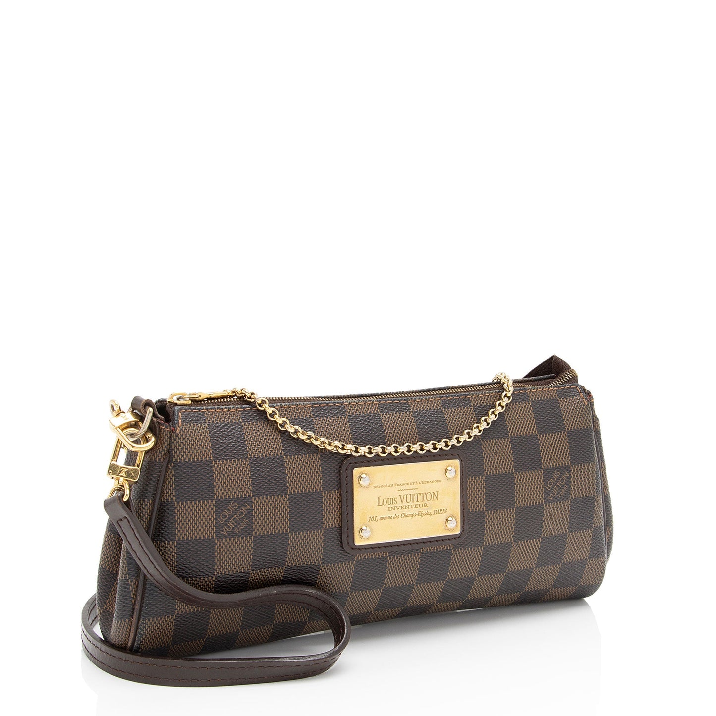 Louis Vuitton Damier Ebene Eva Clutch (SHF-VswtHS)